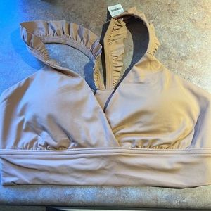 Aerie ruffle strap bra